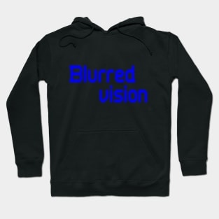 Blue Blurred Vision Hoodie